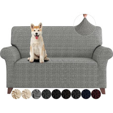 Sofa-lovas, 1-tė, Stretch-Sofa-Schonbezug (Schwarz und Weiß, Zweisitzer)