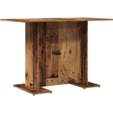 vidaXL valgomojo stalas, virtuvės stalas, lengvai prižiūrimas, valgomojo stalas, virtuvė, valgomojo stalas, valgomasis stalas, antikvarinis medinis stalas, 110 x 60 x 75 cm, medžio medžiaga
