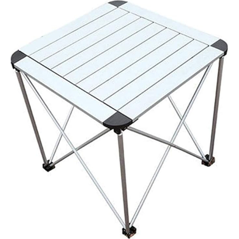 Tragbarer Klapptisch für den Außenbereich - leichtes, schlankes Design, ideal zum Angeln, Picknick, Camping und Familienfeiern - kompakt und einfach zu tragen