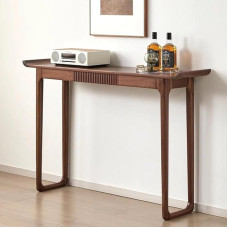 Rustikaler Konsolentisch im Landhausstil - Schmaler Beistelltisch für Wohnzimmer, Flur und Eingangsbereich, stilvoller Akzenttisch aus Holz hinter dem Sofa (80 x 35 x 85 cm) - Ideal für klei