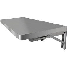 Klappbarer Wandtisch aus Edelstahl für Küche, Schlafzimmer, Wohnzimmer, Büro, Wäsche, Kinder, platzsparend, einfach zu installieren, faltbar, Wandmontage, Küchentisch (Größe: 40 x 30 cm)