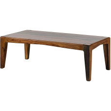 MASSIVMOEBEL24.DE Ancona Kavos staliukas iš medžio masyvo #203 Sheesham Wood Tamsiai ruda lakuota 120 x 60 x 40 cm Kavos staliukas Sofos staliukas Šalutinis staliukas