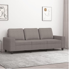 3-vietė sofa Sofa Lounge Sofa Relax Sofa Minkšta sofa Svetainės sofa Svečių sofa Relax Sofa miegamajam Svečių kambarys Taupe 180 cm audinys