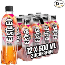 RAUCH Eistee Zero Peach, 12 pakuočių (12 x 500 ml)