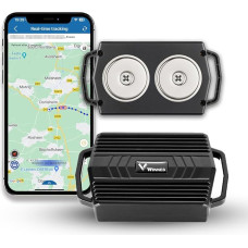 GPS seklys, Winnes stiprus magnetinis GPS seklys, realaus laiko stebėjimo lokatorius, apsauga nuo pasiklydimo, ilgas budėjimo režimas, skirtas transporto priemonei, automobiliui su nemokama programėle TK935