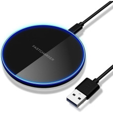 20W Fast Wireless Charger, Schnelles Kabelloses Ladegerät mit 20W für Handys, Tablets und Wireless Earbuds, Induktive Ladestation für Smartphones und andere Geräte, Kompatibel mit allen Qi fähigen Ger