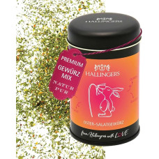 Hallingers Genuss Manufaktur Prieskonių dovana Velykoms - velykinės dovanos velykiniams krepšeliams, prieskonių mišinys salotų dubenėliams Quinoa ir padažams, elegantiška dovanų dėžutė 