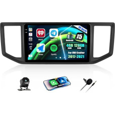 CAMECHO 4+128G Android 15 navigacijos automobilinis radijas Volkswagen VW Crafter 2017-2021, 10 colių GPS radijas su 