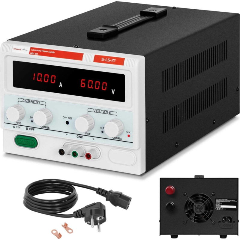 Stamos Germany S-LS-77 0-60V 0-10A DC laboratory switching power supply