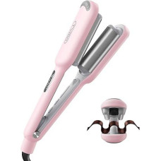 TYMO Rovy Wave Iron for Hair, Curling Iron, Large Curls, Suitable for Beginners, Instant Waves, 25 mm Ion Ceramic Hair Curler for Long Short Hair with 4 Temperatures LED Display, Anti-Burn