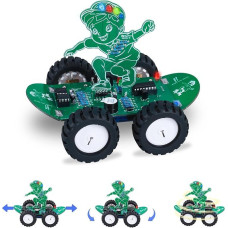 Lötbausatz Auto Ferngesteuert, 360° rotierendes RC Auto Elektronik Lötset STEM Löten Lernen DIY Lötprojekt für Jugendliche ab 15 Jahren