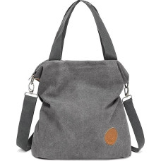 Myhozee Handtasche Damen Canvas Umhängetasche,Taschen Damen Strandtasche Schultertasche Crossover Bag für Mädchen Frauen
