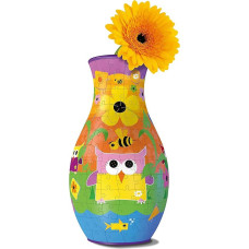 Ravensburger My 3D Boutique - Funky Owls Vase, 216pc 3D Jigsaw Puzzle