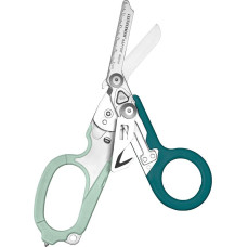 Leatherman Raptor Rescue - Emergency Folding Scissors with Belt Cutter & Glass Breaker - For Professionals, Paramedics, Fire Brigade - Icy Mint with Utility Holster