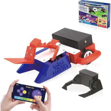 2-in-1-Fußball- und Kampfroboter-Auto-Set, ESP32 APP-Fernbedienung, Battlebolt-Auto-Kampfroboter-Spielzeug für Kinder, Robotik-STEM-Kit, Geschenk für Jungen Mädchen ab 8-12+Jahren Teenager(EIN Auto)