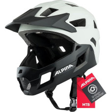 ALPINA Rupi Kinder Fullface Helm - Leicht und Sicher für Kinder und Junge Jugendliche, optimal für den Mountainbike Einstieg, Abnehmbarer Kinnbügel, verstellbare Passform, optimale Belüftung