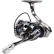 Spinnrolle, Leichter Karbonfaserkörper, 4 Kg, Verstellbare Bremse, 5,2:1 Übersetzungsverhältnis, Karbonfaser-Spinnrolle, Spinn-Angelrolle mit Aufbewahrungstasche für Salzwasser und Süßwasser