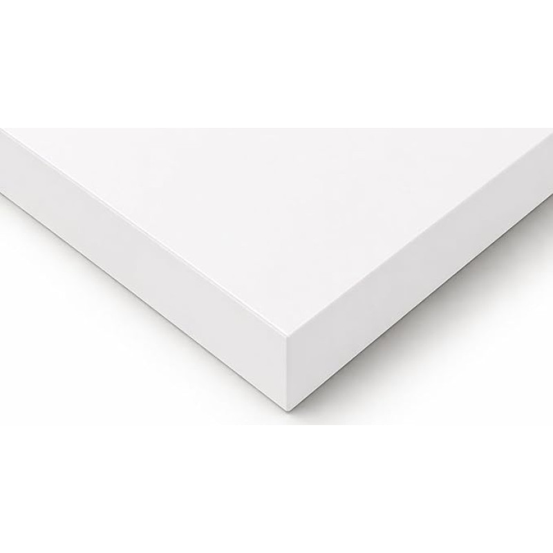 POKAR stalviršis, 2,5 cm, kietas biuro stalo stalviršis, skirtas rašomajam stalui, valgomajam stalui, baltas, 140 x 80 x 2,5 cm