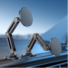 Automobilinis telefono laikiklis su magnetu, automobilinis mobiliojo telefono laikiklis su magnetu, automobilinis laikiklis, pagamintas iš aliuminio lydinio, mobiliojo telefono laikiklis, tinkamas visiems automobilio ekranams, suderinamas su Tesla 3, X, Y