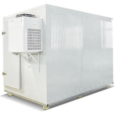 Mobiler Kühlraum 3x2x2.2m 13.2m³ Temperatur -18°C bis 10°C 220V sofort einsatzbereit 1700W 2T Ladekapazität Polyurethan-Isolierung für Lebensmitteltransport Gastronomie Logistik