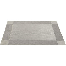 Modisches 4er-Set aus PVC-Tischsets für die Esstischdekoration, Farbecht, Praktisch, 30 X 45 cm (pilka)