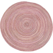Plaunami kilimėliai, 4 vnt., 38 cm PVC kilimėliai, atsparūs karščiui, neslystantys, skirti virtuvei, valgomajam stalui, viešbučiui (rožinės spalvos)