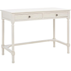 SAFAVIEH Zeitgenössisch Schreibtisch, Zerrissenes Weiß,105 x 50 x 75