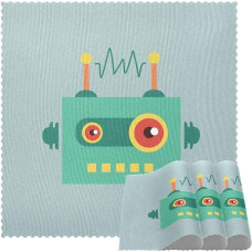 Lustiges Cartoon-Roboter-Radio-Tischsets für Esstisch-Set