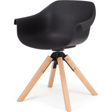 CATHÉRINE Chair Colour Black, Size Foot 5 Wood