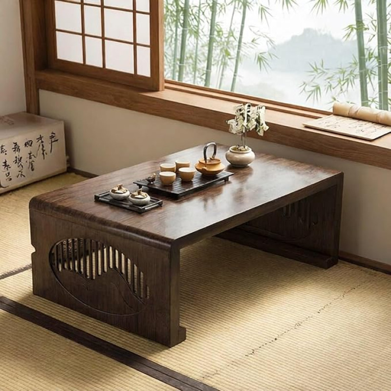Japoniškas japoniškas baldas, labai vertingas ir vertingas baldas bute, skirtas Tatami-Matten, Schlafzimmer, Erkerfenster, Teestube, platzsparend (80 x 37 x 35 cm)