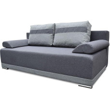 bonni Eufori Sofa Bed, Sofa with Bed Box and Sleep Functions, Folding Sofa, Sofa Bed, Sofa Bed, Couch from Manufacturer, Couch Set, Sofa Set (Graphite/Grey)