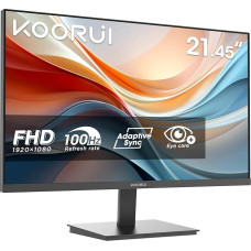 KOORUI E2212F 21,45 colių monitorius, FHD 1920 x 1080 100 Hz kompiuterio monitorius, 