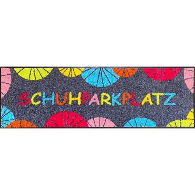 Salonloewe Schuhparkplatz Umbrella Doormat 30 x 100 cm Batų stovėjimo aikštelė Įėjimo kilimėlis Grindų kilimėlis Spalvingas plaunamas