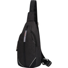 WATERFLY Anti-Theft Sling krepšys vyrams ir moterims, krūtinės krepšys, Hippie Crossbody krepšys, daugiafunkcinė dieninė kuprinė