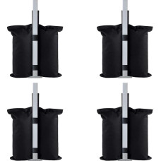 Pack of 4 Gazebo Sandbags Industrial Quality 800D Leg Weights for Gazebo Leg Weights for Pop Up Canopy Tent for Gazebo Weights Stand Safety Sandbag Tent Legs