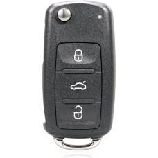 Unifizz VW Beetle Caddy Jetta 2011-2013 m. pakaitinis nuotolinio valdymo rakto korpuso dangtelis 3 mygtukų juodas 5K0-837-202
