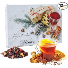 C&T Tee Winter Tasting Pack in Great Gift Packaging 12 x 15 g - Rarities - Winter Box Tea Lovers