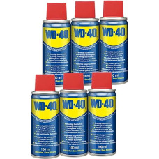 WD-40 daugiafunkcinis produktas Classic 6 x 100 ml | Purškiama alyva | Šliaužianti alyva | Tepalas | Daugiafunkcinė alyva | Purškiama alyva