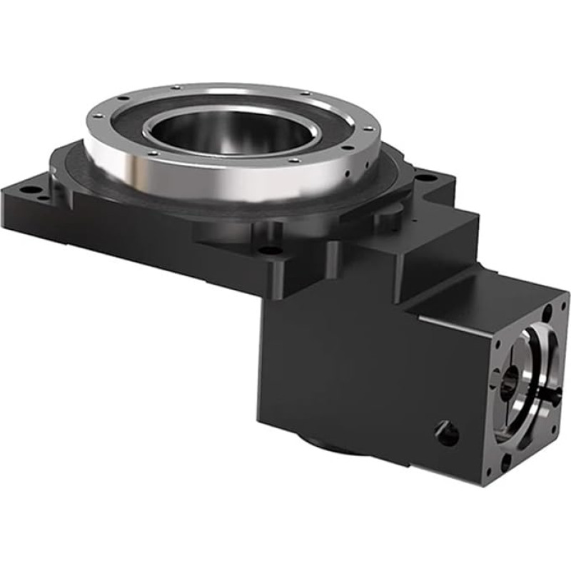 Hohlrotationsantrieb THR085, rechtwinklig, 90 Grad, Hohlrotationsplattform, Getriebe, Drehteller für 60 mm, 200 W, 400 W, AC-Servomotor, Eingangswelle 14 mm (30:1)