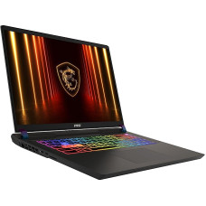 MSI Raider 18 HX AI žaidimų nešiojamasis kompiuteris, 18 colių UHD+ mini LED ekranas, 