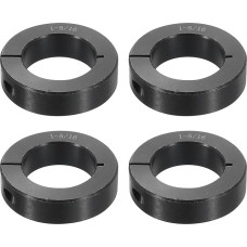 sourcing map 4 Piece Single Split Shank Clamp Collar, 1.5