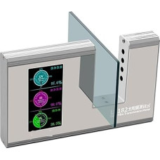 Transmissionsmesser, Digitales 182 Solarfilm-Transmissionsmessgerät mit UV-, IR- und sichtbarem Lichtdurchlässigkeitswert SHGC-Fensterenergiemessgerät