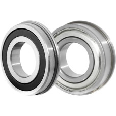 F6700ZZ F6701-2RS F6702ZZ 2RS F6703ZZ F6704ZZ F6705ZZ 5/10 Stück Flanschlager doppelt geschirmte Rillenkugellager mit Flansch(5PCS,F6702-2RS 15x21x4mm)