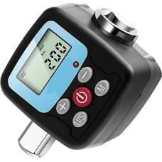 Elektronischer Drehmomentwandler mit Digitalanzeige, 1/2 Zoll, 1/4 Zoll, 3/8 Zoll verstellbarer Drehmomentschlüssel for Motorräder, Motorwartung Umrechnung mehrererer Einheiten(GN135)