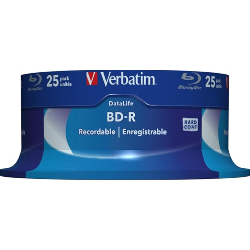 Verbatim BluRay BD-R 25GB 6x Spindle [Pack of 25]