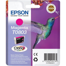 Epson Original T0803 Claria Magenta Ink Cartridge