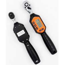 Skaitmeninis sukimo momento adapteris, reguliuojamas iš anksto nustatytas mini skaitmeninis sukimo momento raktas Dviračių automobilių remonto įrankis Silikono gumos įtempiklis 10N.M ~ 100N.M1/4 colio 3/8 colio 1/2 colio (AWM-R-10 iki 3-8)
