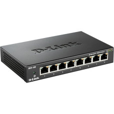 D-Link DGS 108 Switch 8 LAN RJ-45 autosensing 10/100/1.000mbps