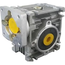 Drehzahlminderer RV030 5:1 bis 80:1 mit Adapterhülse Achse für Eingang 8 mm Nema 23 (Verhältnis 10 zu 1)