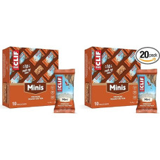 CLIF BAR Minis | užkandžiai | traškus žemės riešutų sviestas | su 4 g pflanzlichem Eiweiß | užkandžiai keliaujantiems | 10 x 28 g (pakuotė su 2)